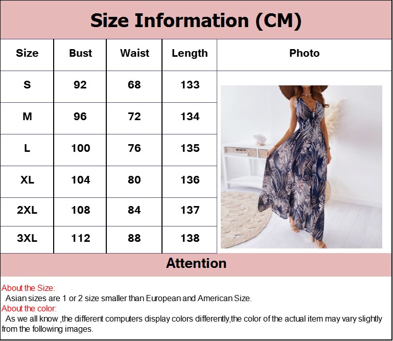 Summer New Printed Halter Strap Sleeveless Dress Women